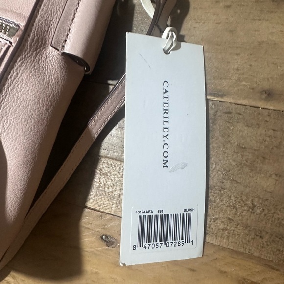 Cate Riley -  Leather Crossbody Bag in Blush - Picture 4 of 14